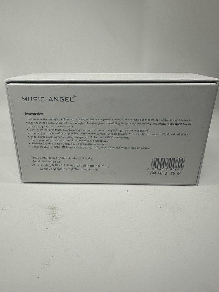 Music Angel Bluetooth Speaker