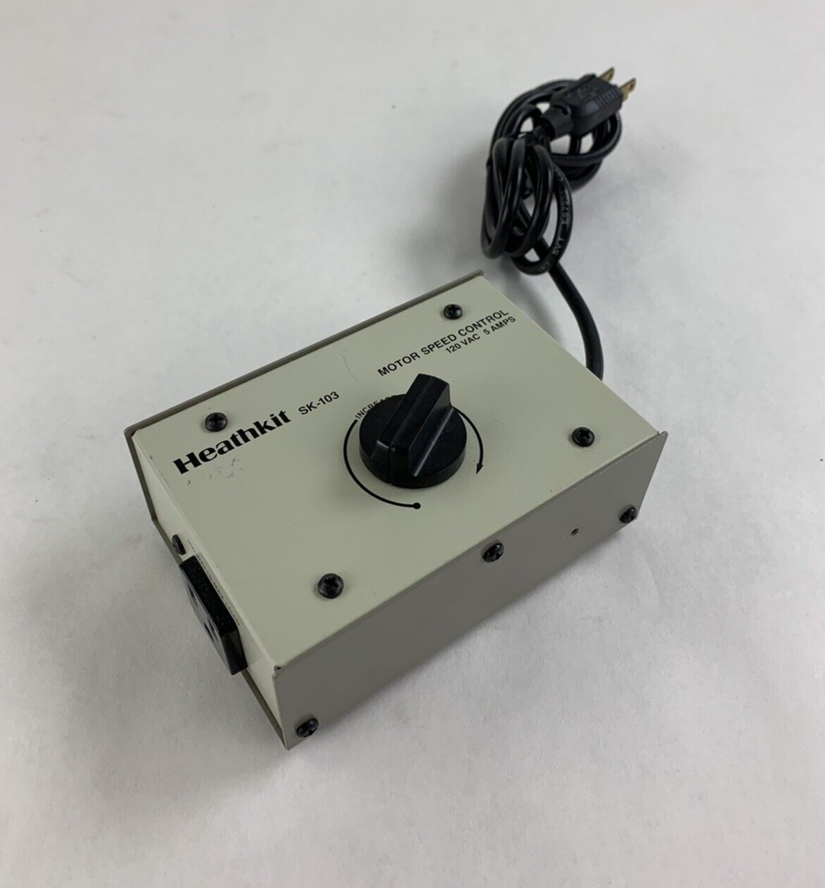 Heathkit Motor Speed Control Model SK 103 Power Tested