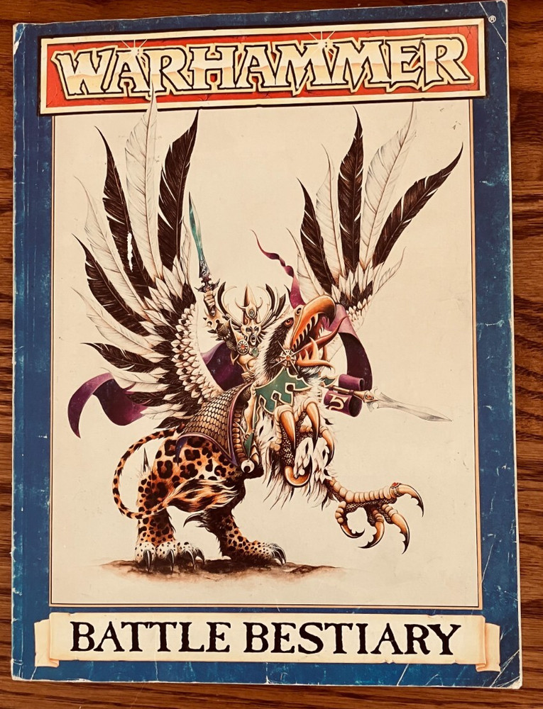 Warhammer Battle Bestiary, 1992, TPB, #0120 Games Workshop