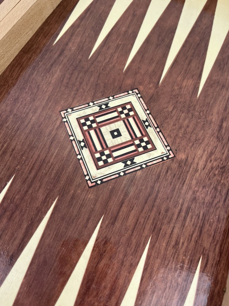 Wooden Chess/ Checkers And Backgammon Board