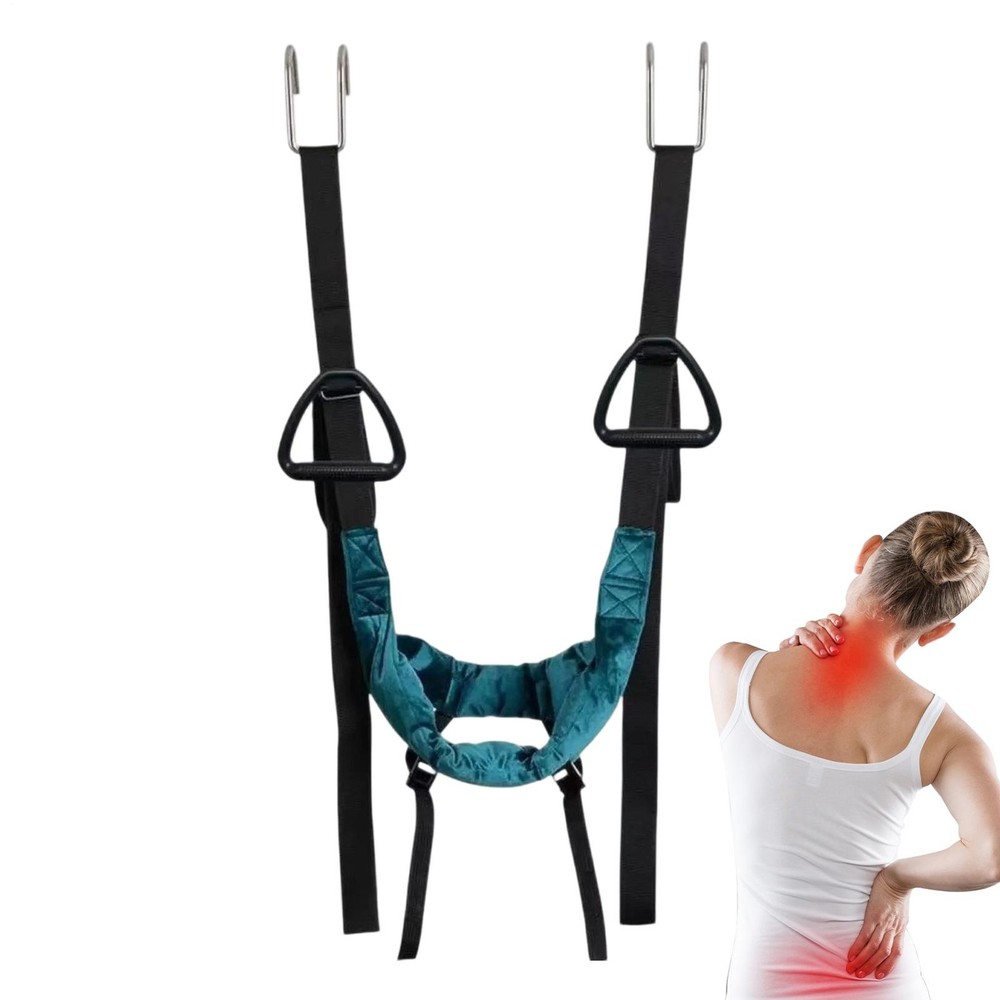 Cervical Neck Traction Device Ergonomic Padding Side Handles