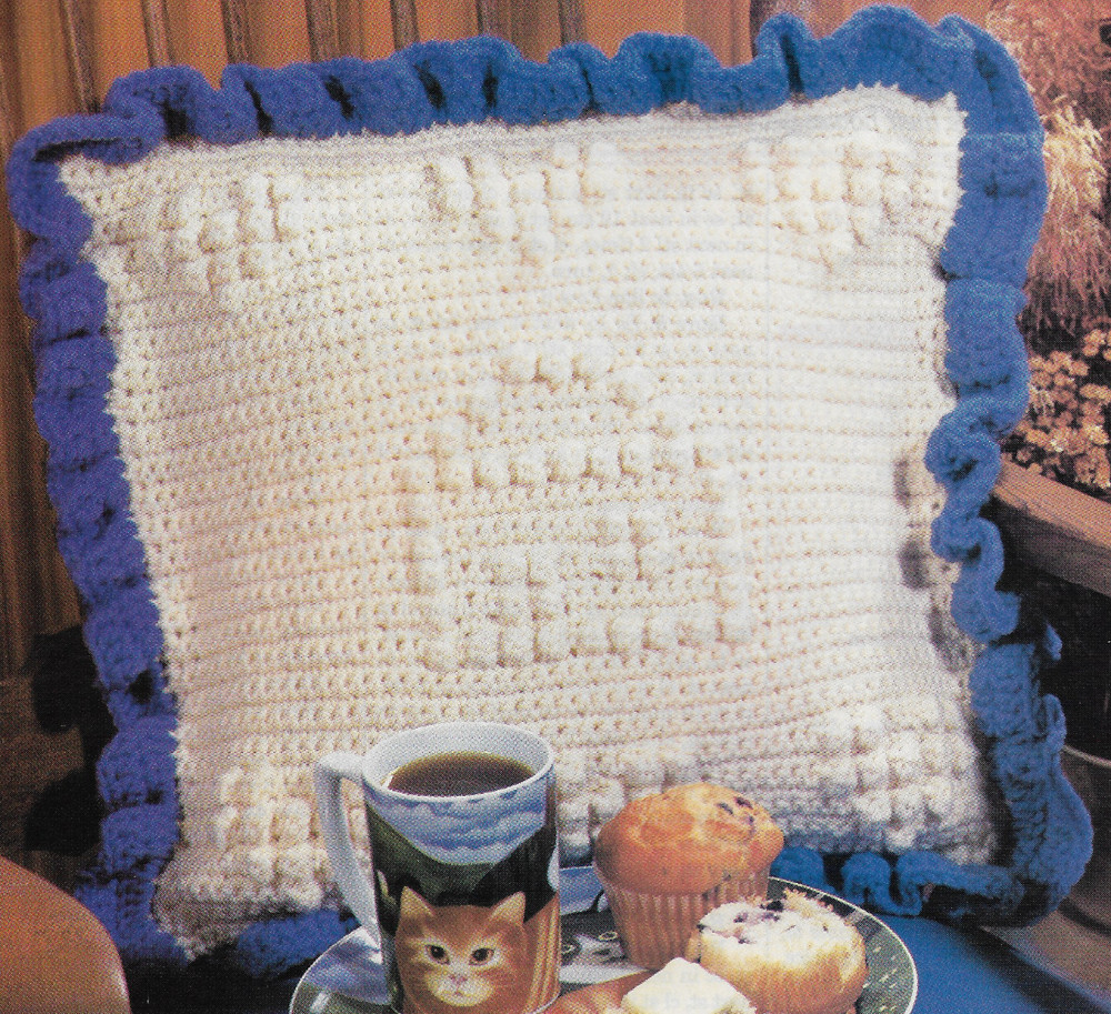 Home & Hearts Pillow crochet pattern instructions