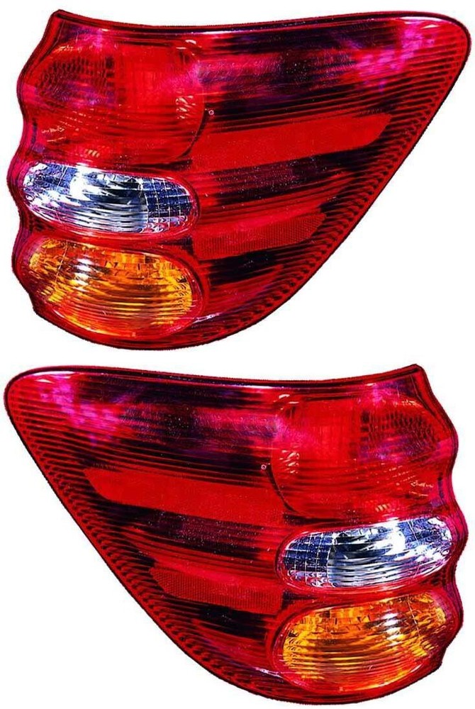 For 2001-2004 Toyota Sequoia Tail Light Set Driver and Passenger Side