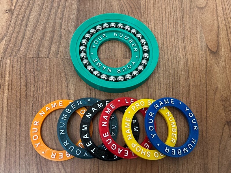 Bowling Ball Rotating Cup Stand 2.0 - Personalized