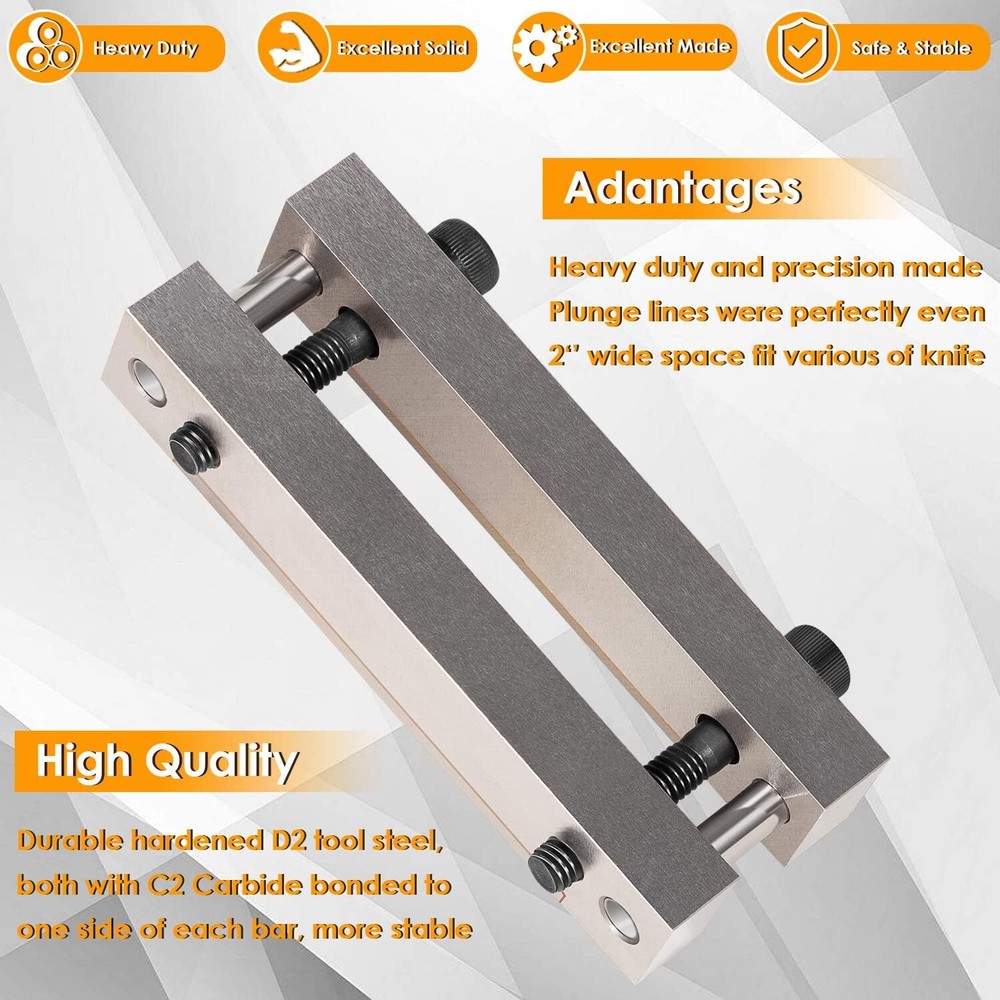 Professinal File Guide Hardened with Carbide Surface For Knife Making