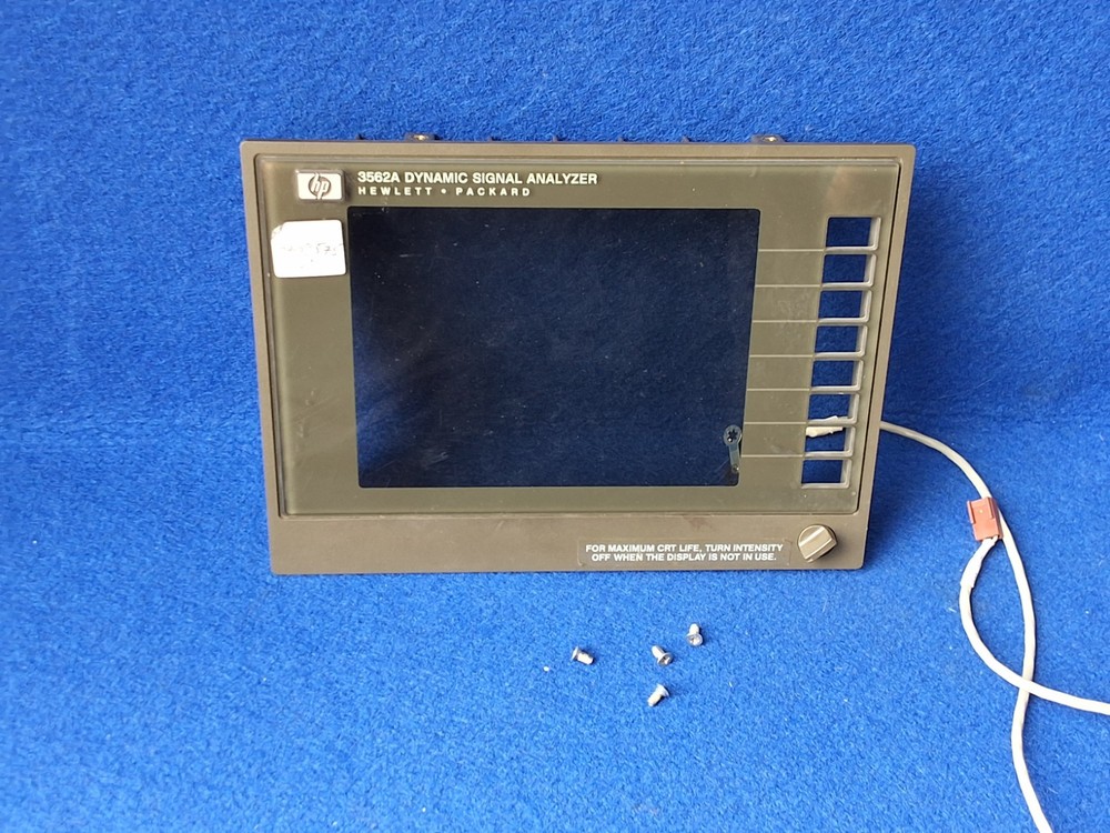 HP 3562A Dynamic Signal Analyzer Front Frame w/ Glass.