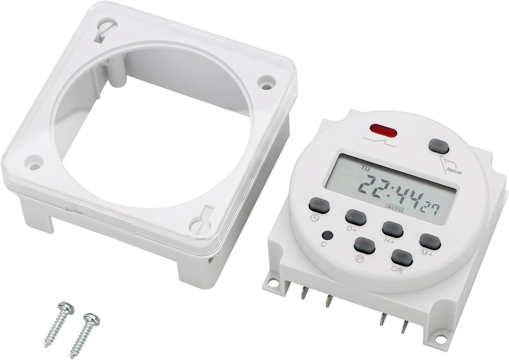 Timer Switch, CN101A, DC/AC 24V 16Amp, Digital LCD Power Programmable Timer Time