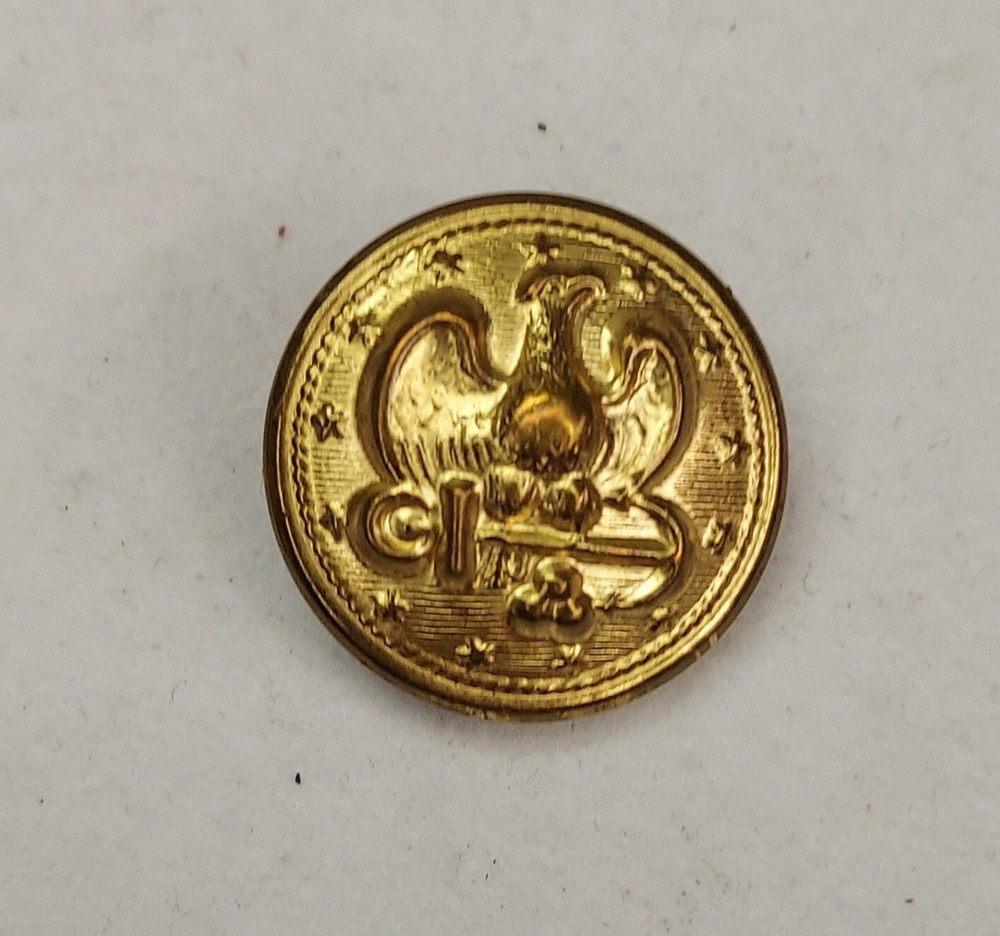 Vintage Military Brass Button
