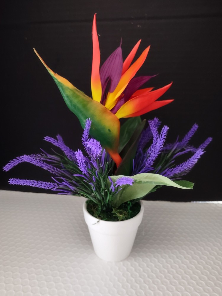 Artificial tropical table centerpiece Small