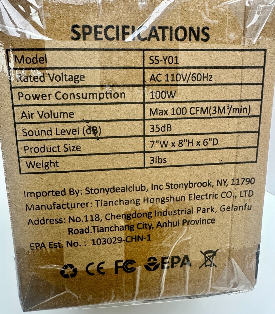 RoMech Ozone Generator High Capacity Ionizer Odor Eliminator