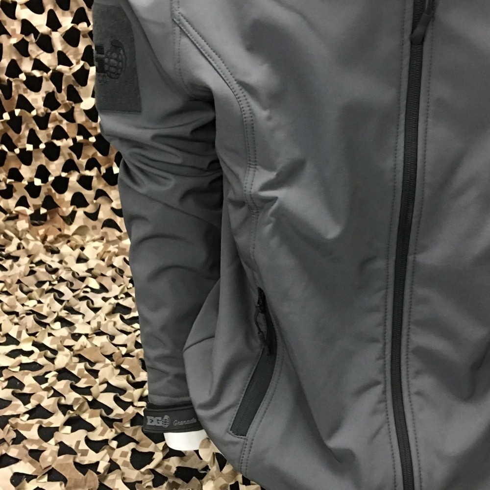 NEW Enola Gaye TechOne Windbreaker Jacket - Grey - Medium
