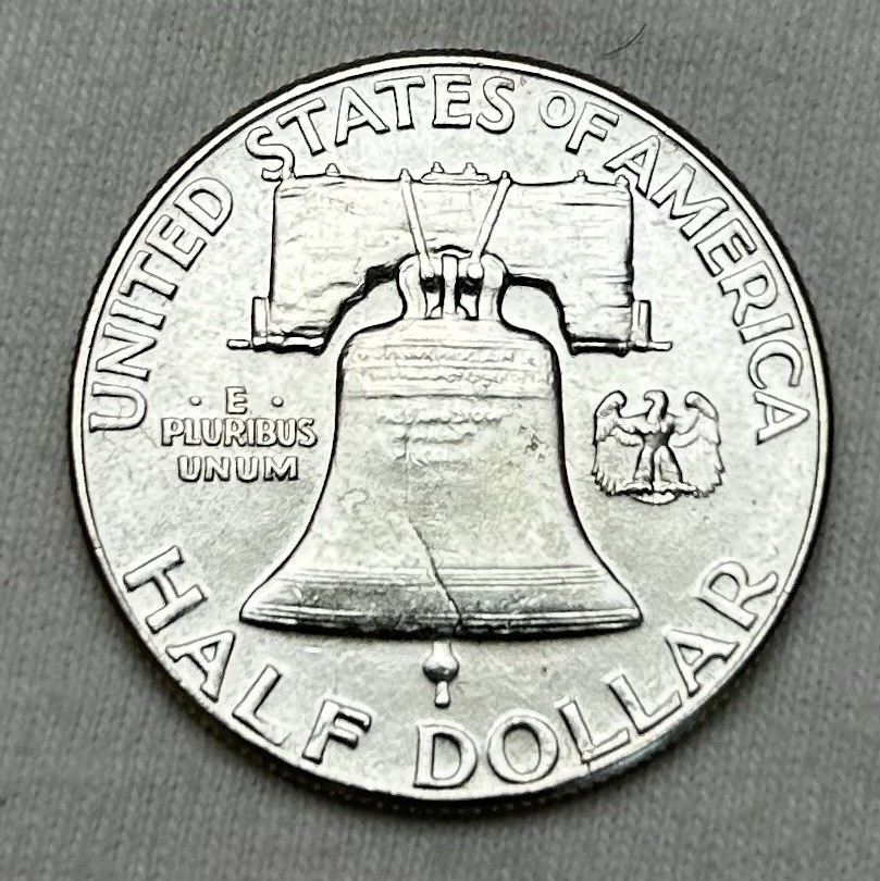 1961 P FRANKLIN HALF DOLLAR 90% SILVER BU