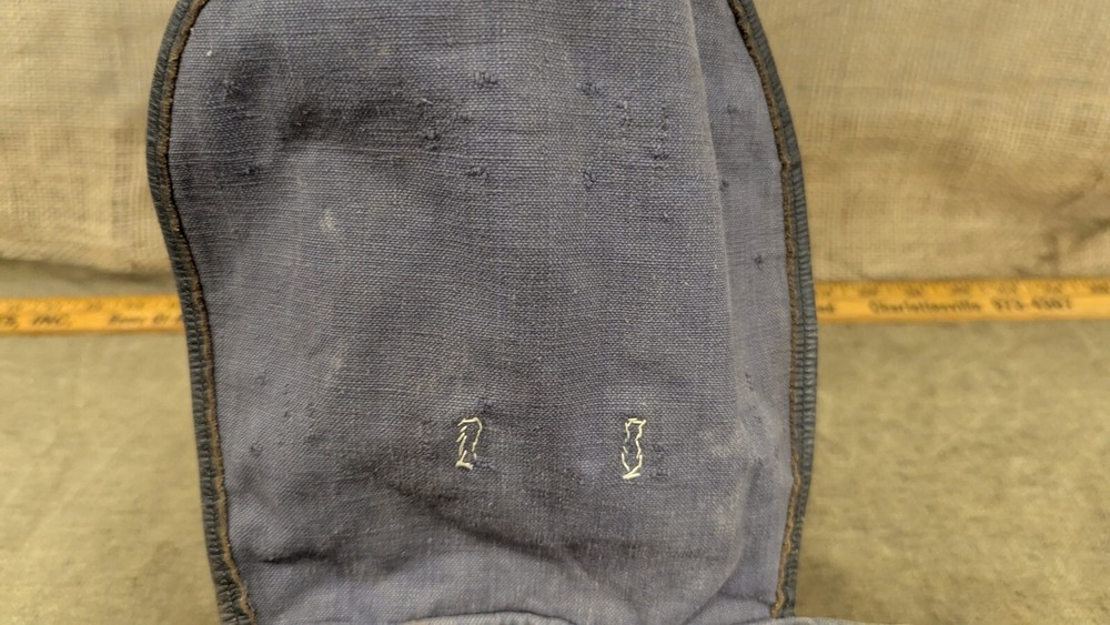 German WW2 blue luftwaffe ruck sake or backpack, 1940 dated