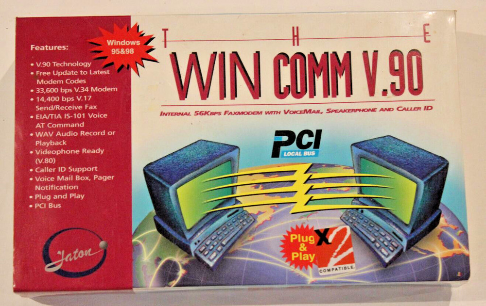 Jaton WINCOMM V90 Modem Card   NOS