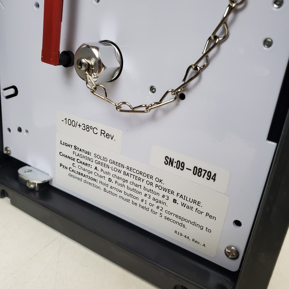 Cobex 6" Temperature Chart Recorder Single Pen Fully Cased