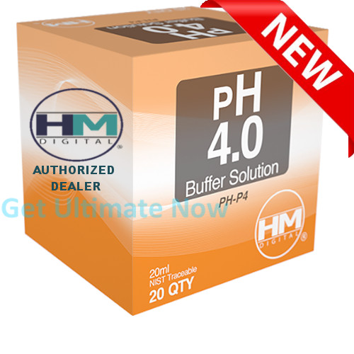 HM Digital pH 4 Buffer solution 20 pack
