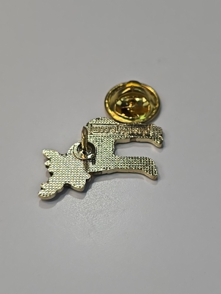 Moose Lapel Pin Brown Color