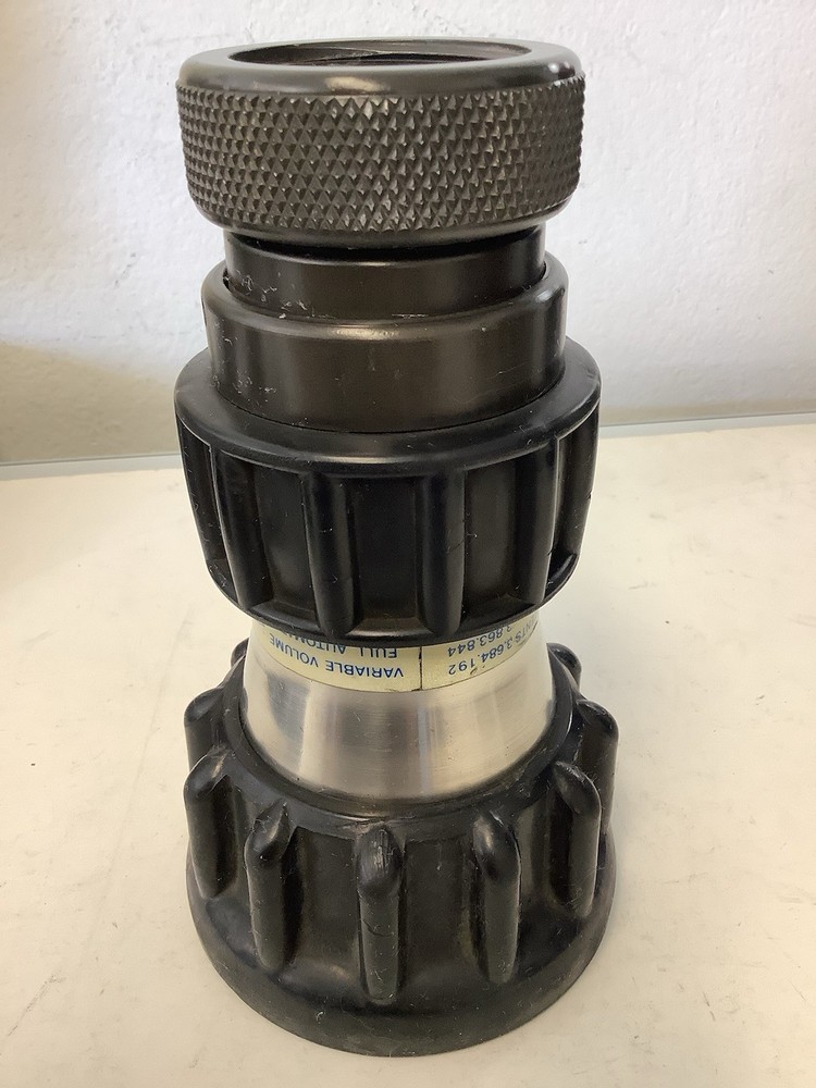 TFT Fire Hose Full Automatic VARIABLE VOLUME Nozzle 1 1/2" NH Task Force Tip