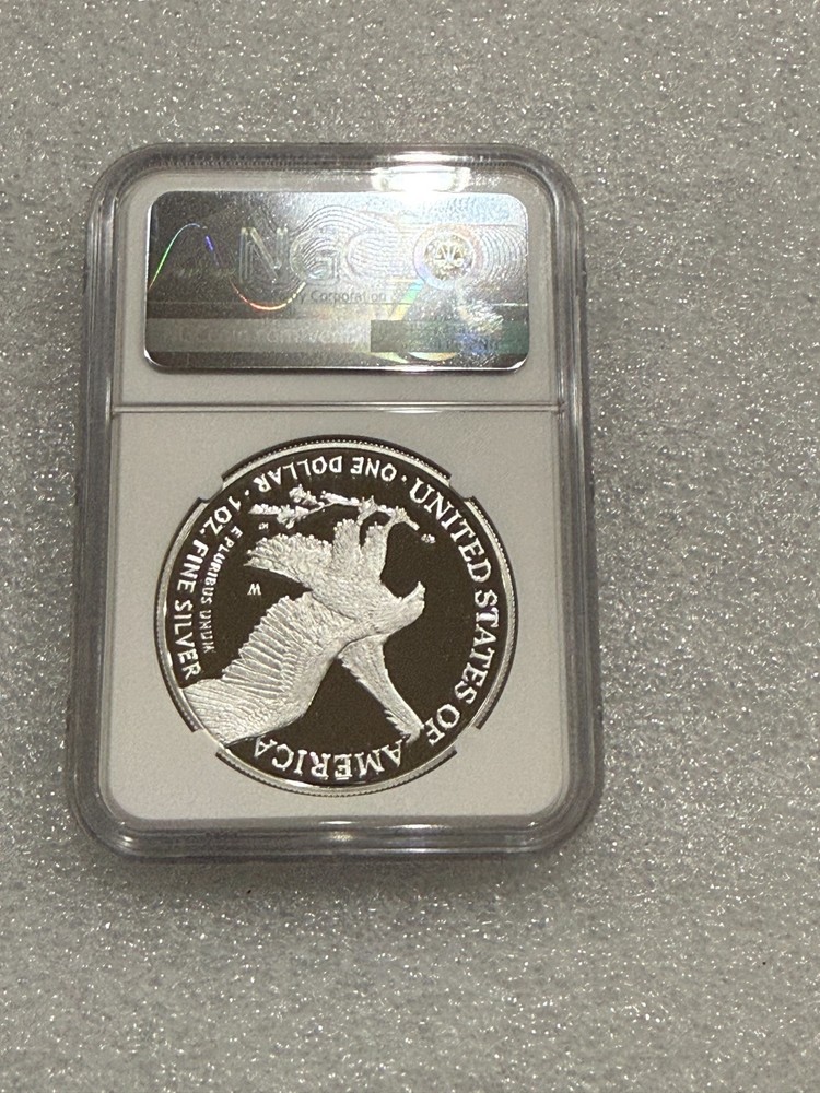 2022 W Proof Silver Eagle NGC PF 70 UCAM Advanced Release ~ Thomas Uram Signed