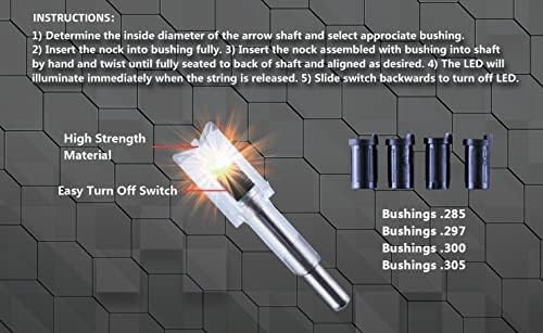 Crossbow Lighted Nock with Bushings Universal Fit