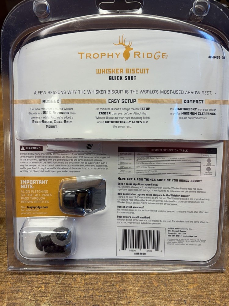 Bowhunting Whisker Biscuit Lot