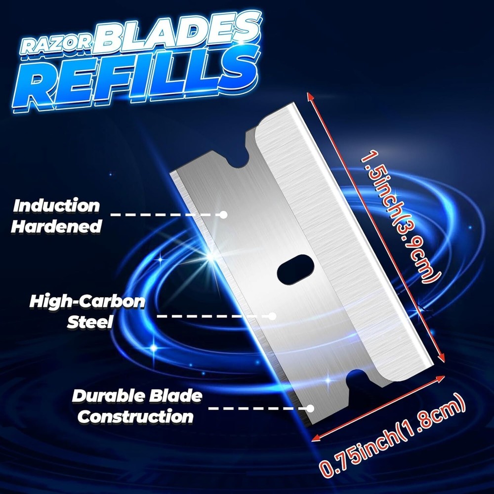 Single Blade UTILITY KNIFE BLADES Replacement Refills Standard Razor Box Cutter