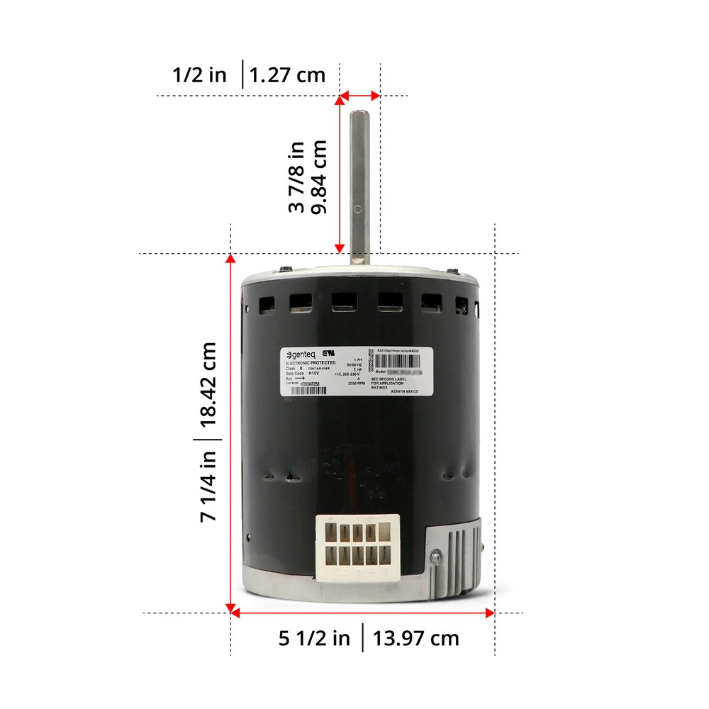KeepRite PGF348080H00A1 Blower Motor X13 1 HP