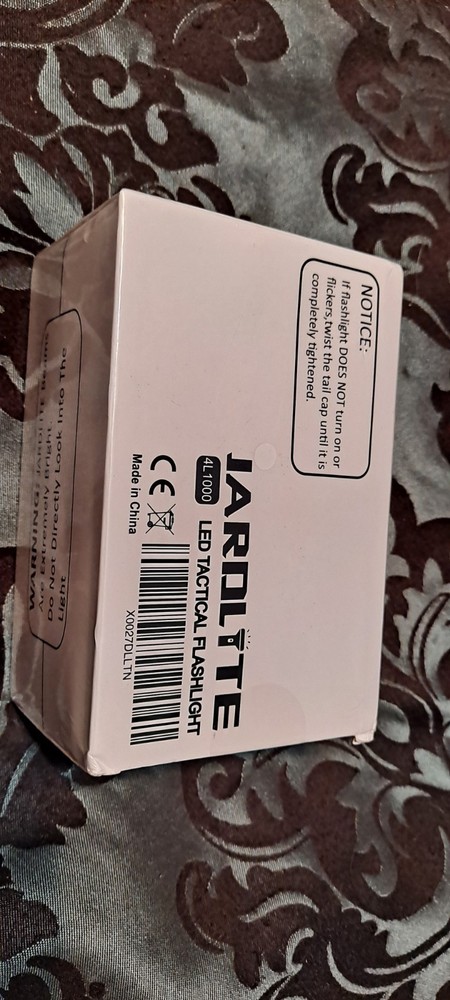 Jardlite LED Tactical Flashlight Pack - 4 Pack