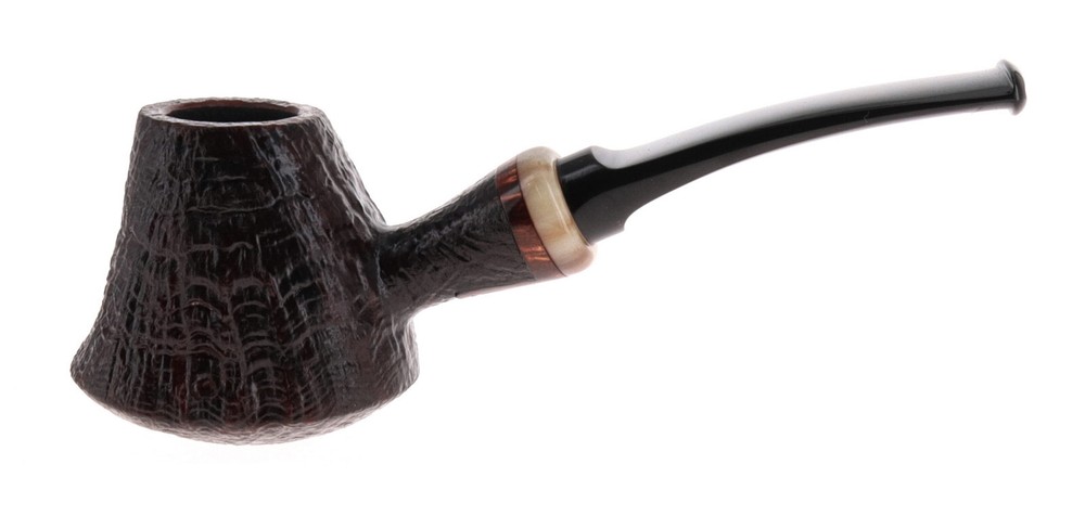 Pipe Damini brown sandblasted shape freehand volcano