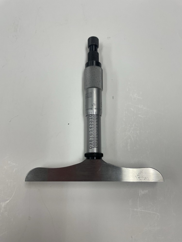 Starrett 445 Depth Micrometer 4in. Base