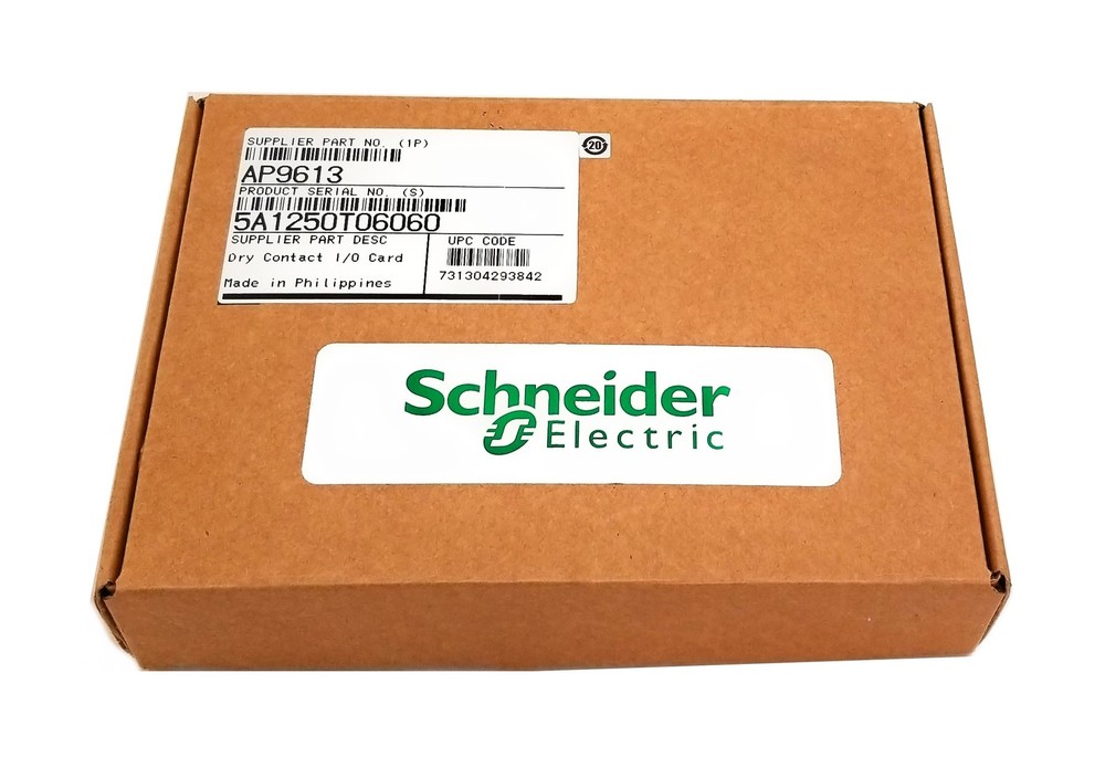 NEW Schneider Electric AP9613 Dry Contact I/O SmartSlot Card for APC UPS