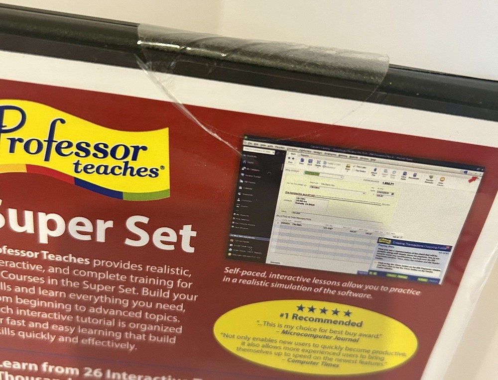 Professor Teaches Super Set (26 course Tutorial set) PC NEW!