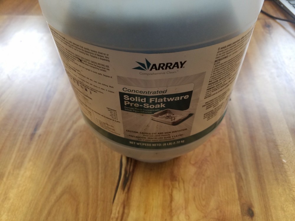 Array Concentrated Solid Flateware Pre-Soak Reorder Number 666947 - NEW