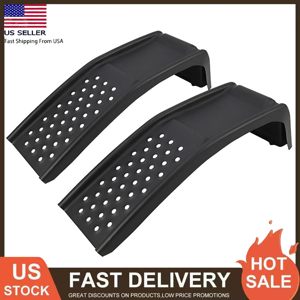 Car Ramp Set of 2, Support 4000lbs Vehicle Weight, Heavy Duty Auto Truck Ramps