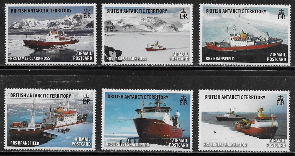 British Antarctic Territory Scott # C5 - C10 MNH