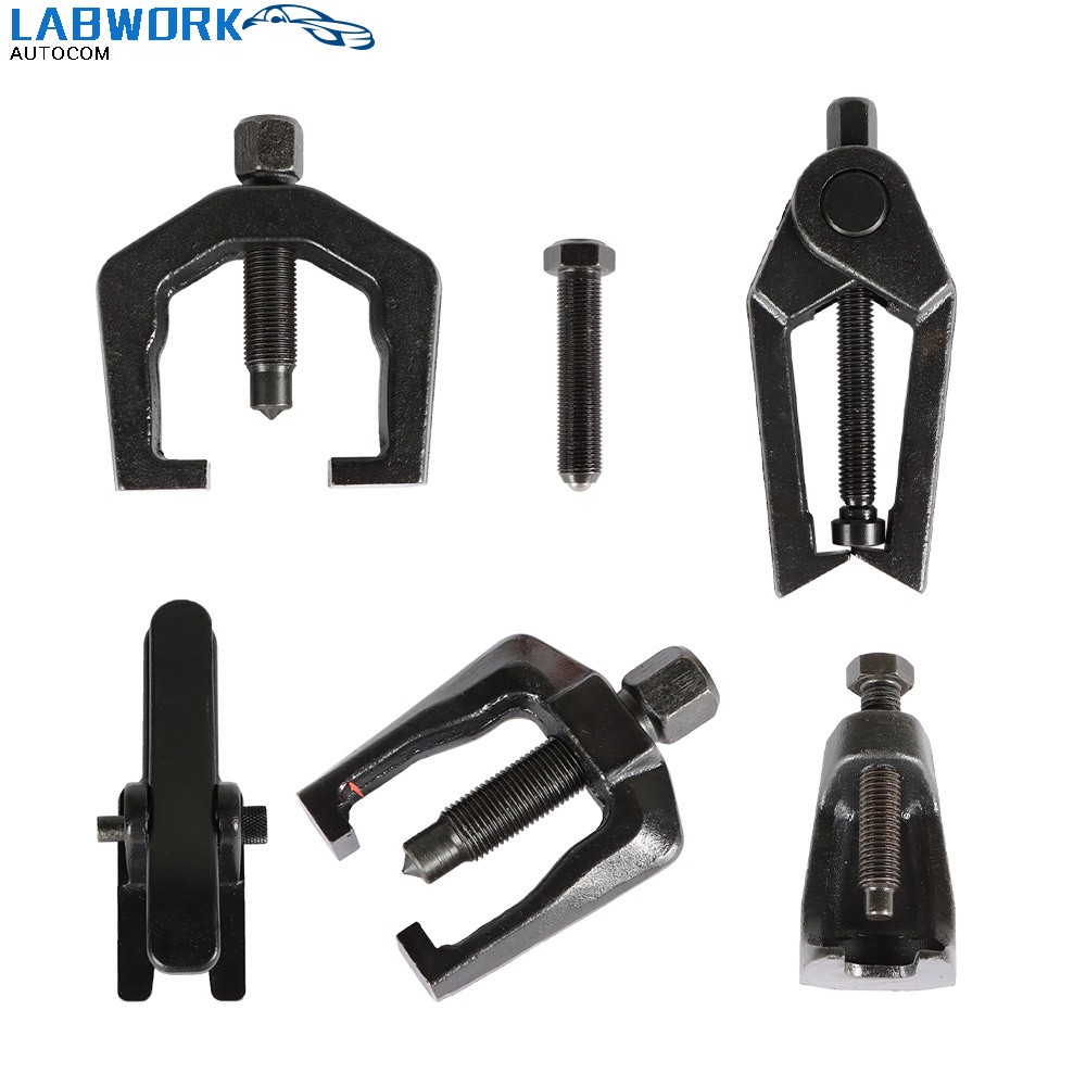 6x Front End Service Tool Kit Ball Joint Separator Pitman Arm Tie Rod Puller