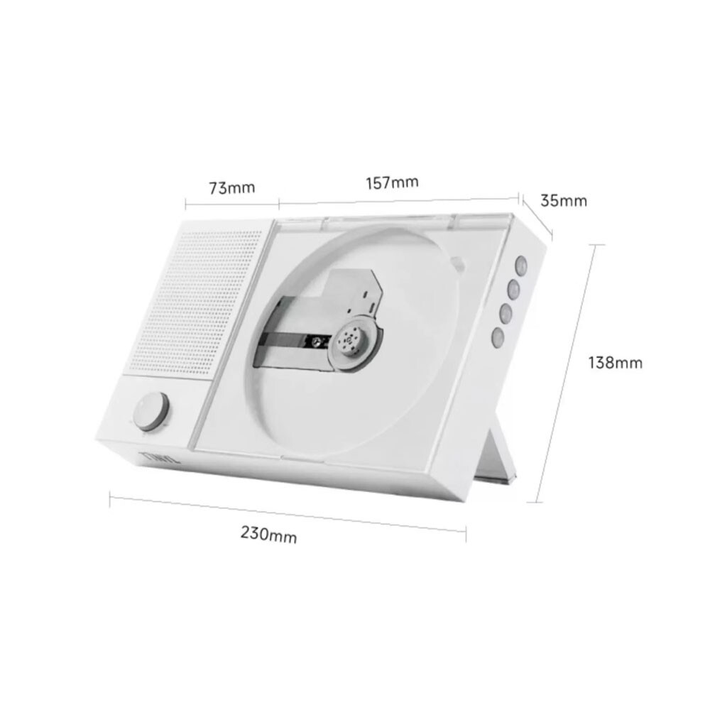 TINYL SPLIT 3-IN-1 HiFi Magnetic Retro Split CD Player 5W Bluetooth Speaker tp1