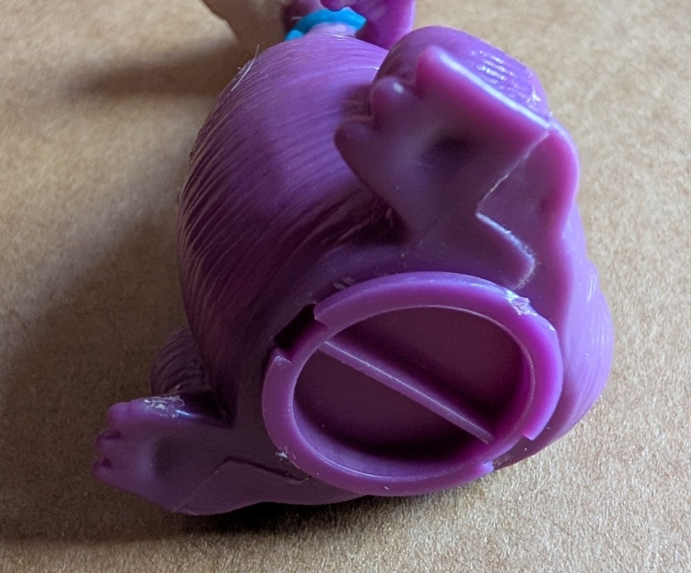 Flintsones Dino Vintage Plastic Candy Container (empty) | 1993 Topps