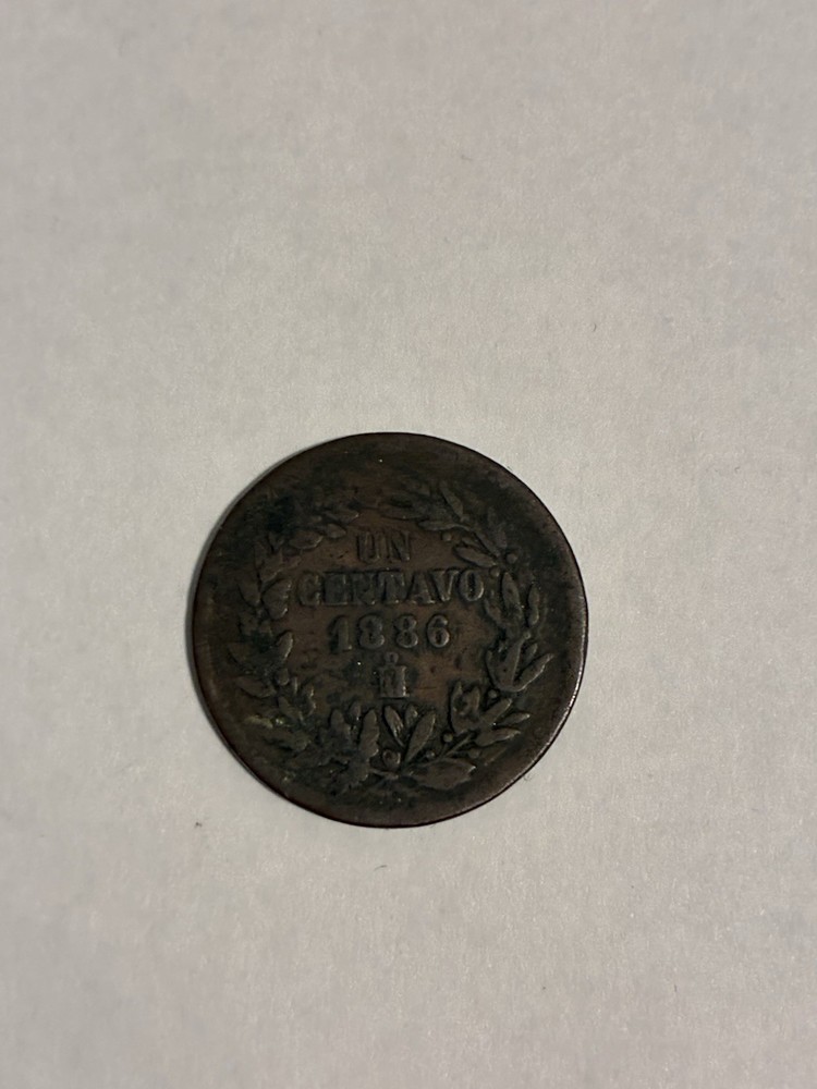 1886 Mexico 1 Centavo