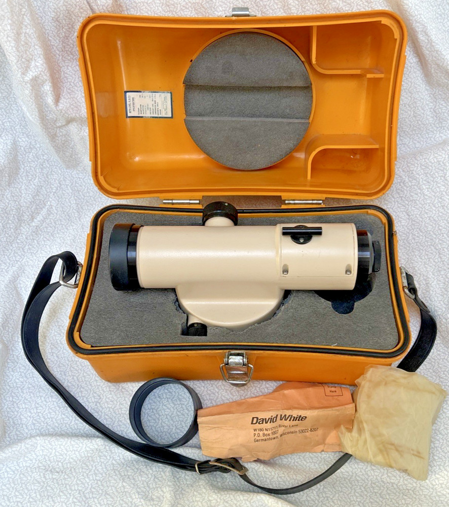 DAVID WHITE INSTRUMENTS Transit AL8-25 w/Case & Cover