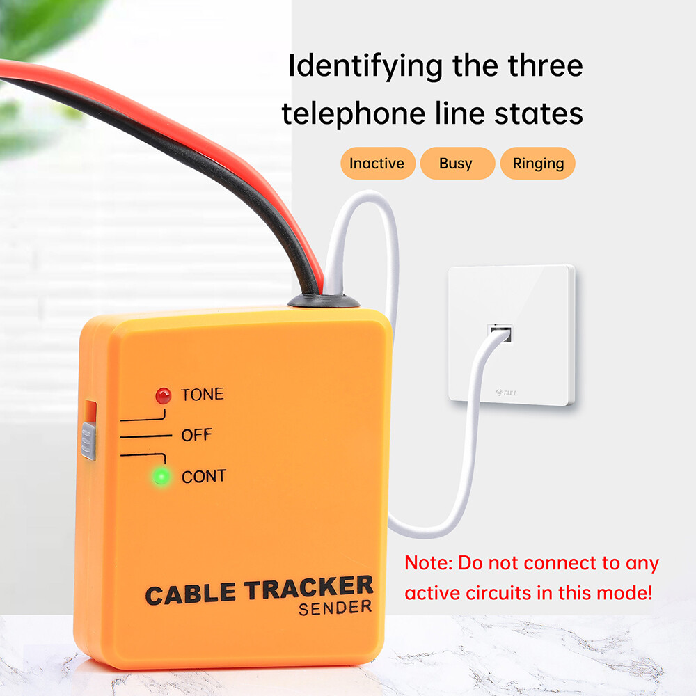 Network Line Finder Cable Tracker Tester Sender Wire Tracker Cable on-off Check