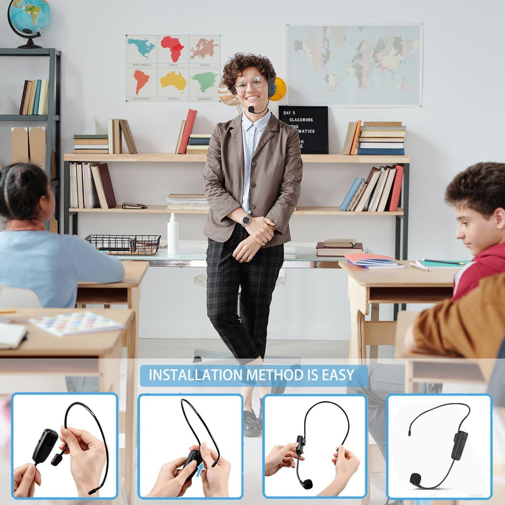 Wireless Saxophone Microphone System, Clip on Instrument Microphone Suitable