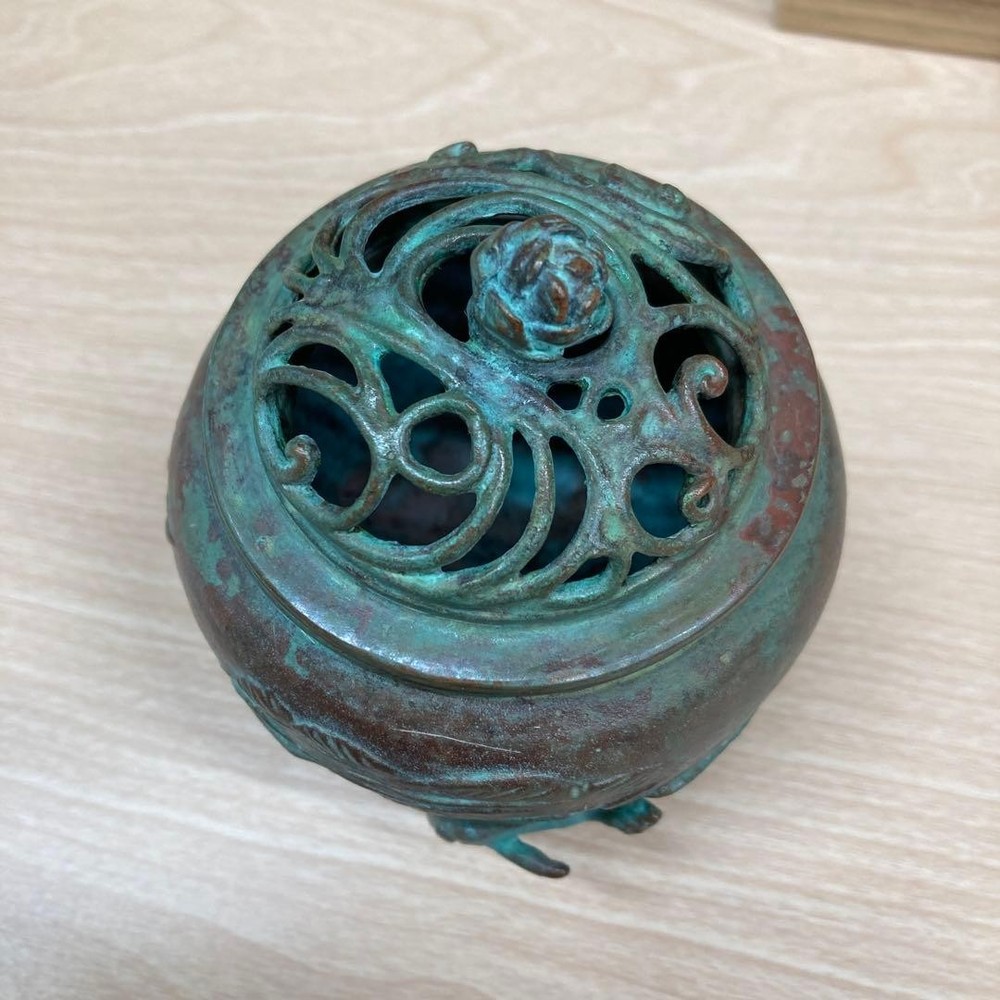 Tkok Copperware Incense Burner, Cast Copper, High-quality, Unused