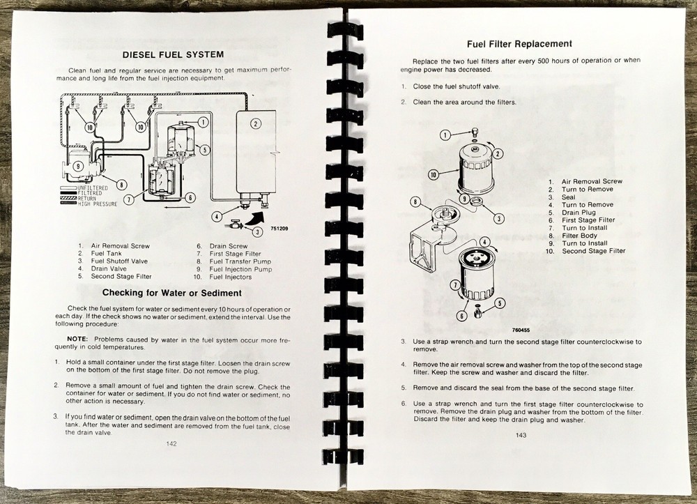 Case 480D 480LL CK Tractor Loader Backhoe Operators Manual Owners Book