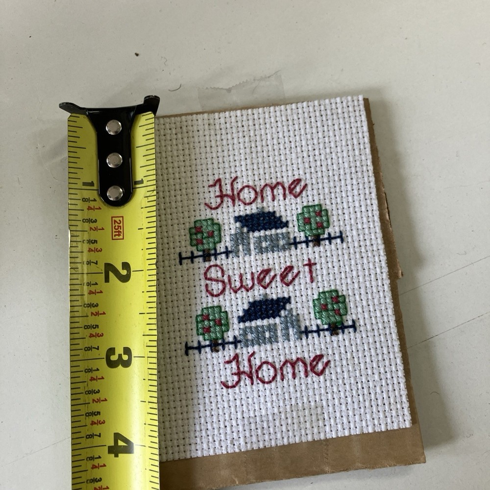 cross stitch completed finished hand made