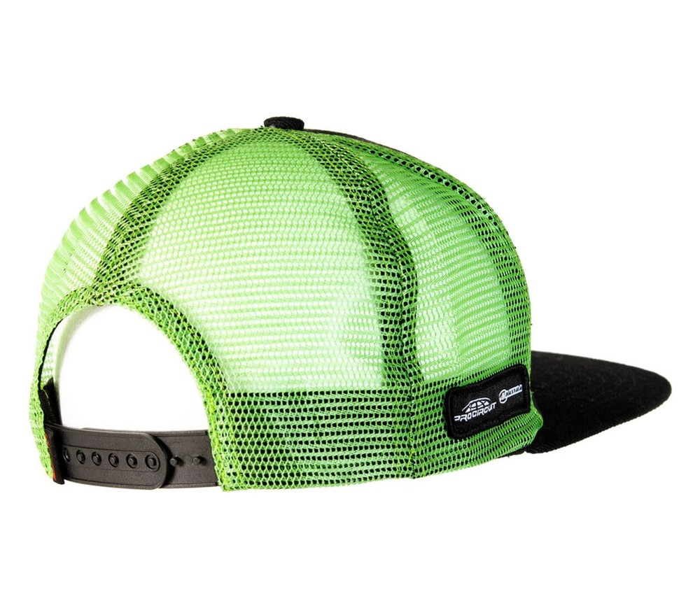 Kawasaki Snapback Hat Black Green - D'COR Visuals