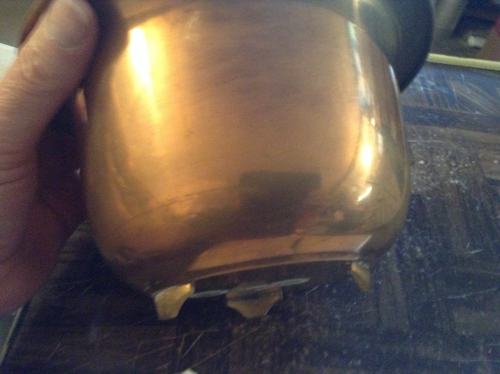 Brass three Legged planner