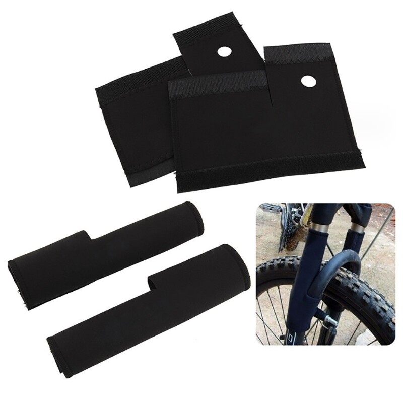 1 Pair Bike Fork Cover Front Fork Protector Bicycles Front Fork Protective Pad
