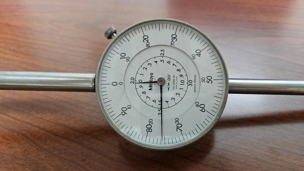 Mitutoyo 3428-10 0-4” Drop Style Dial Indicator