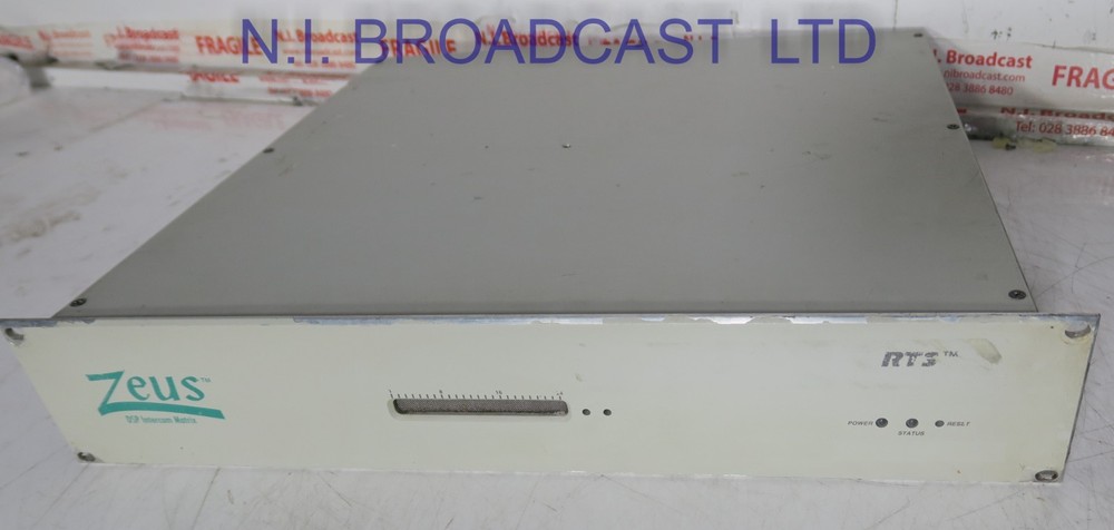 RTS telex Zeus 24channel intercom mainframe (has a fault)
